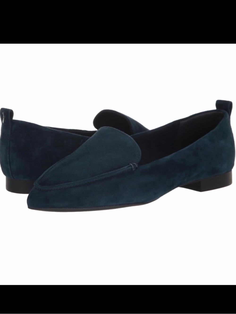 NEW Bella Vita Women's Alessi Genuine Suede Loafers in Navy Blue. Size 8